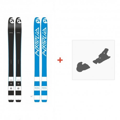 Ski Amplid Ego trip evolution 2015 + Ski Bindungen  - Pack Ski Freeride 94-100 mm