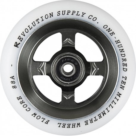 Revolution Supply Co Scooter Wheel PU Pro 110mm Flow White 2019 - Roues