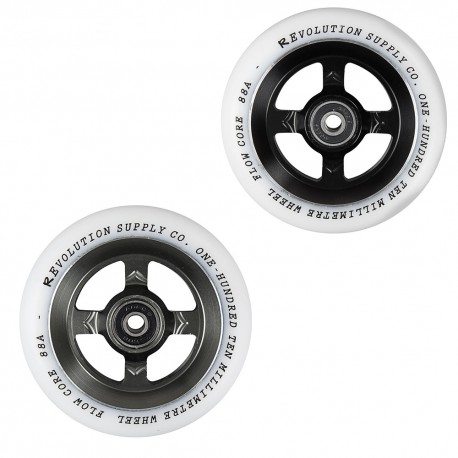 Revolution Supply Co Scooter Wheel PU Pro 110mm Flow White 2019 - Roues