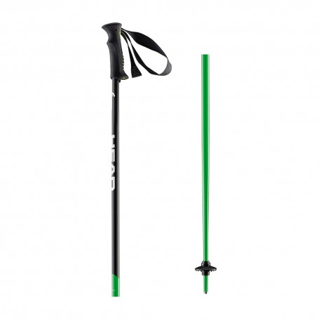 Ski Pole Head Airfoil Black Neon Green 2018 - Ski Poles