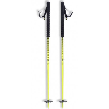 Bâtons de Ski Black Crows Furtis Black Yellow 2016 - Bâtons de ski
