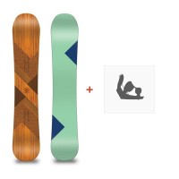 Snowboard Loaded Algernon 2016 + Fixations - Pack Snowboard Homme