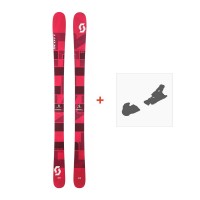 Ski Scott Punisher 95 W 2017 + Ski bindings - Pack Ski Freeride 94-100 mm