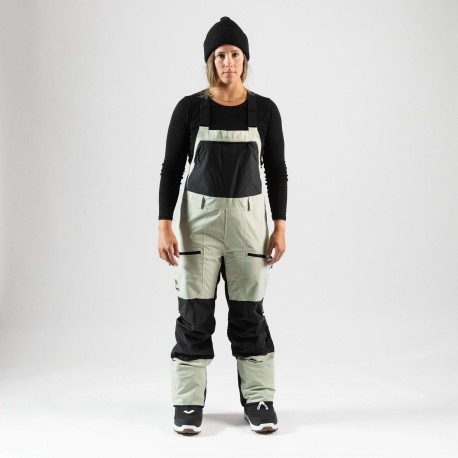 Bib Pant Jones W'S Mountain Surf 2023 - Ski and snowboard pants with suspenders (bib pants)