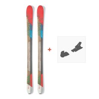 Ski Nordica Belle 88 2017 + Ski Bindungen - Ski All Mountain 86-90 mm mit optionaler Skibindung