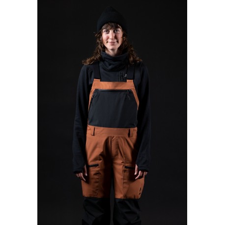 Bib Pant Jones W'S Mtn Surf Recycled 2024 - Ski and snowboard pants with suspenders (bib pants)
