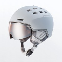 Visor Ski Helmet Head Rachel Grey 2023 - Ski helmet with visor