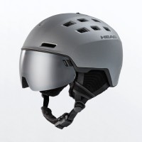 Visor Ski Helmet Head Radar 5K + Spare Lens Anthracite 2023 - Ski helmet with visor