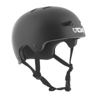 Skateboard helmet Tsg Evolution Solid Color Black Satin 2024 - Skateboard Helmet