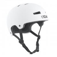 Skateboard helmet Tsg Evolution Solid Color White Satin 2024