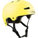 Skateboard helmet Tsg Evolution Solid Color Acid Yellow Satin 2024