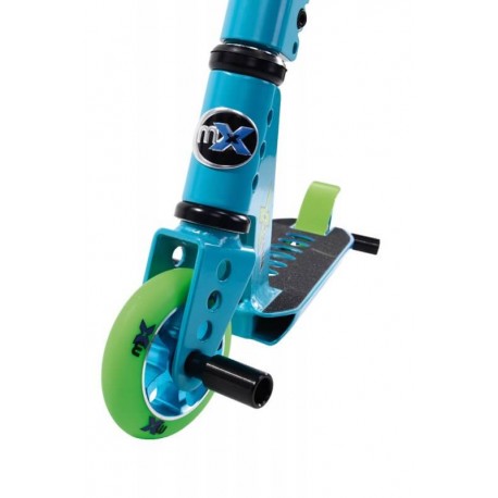 Stuntroller Micro Trixx 2.0 Rainbow Blue 2023 - Freestyle Scooter Komplett