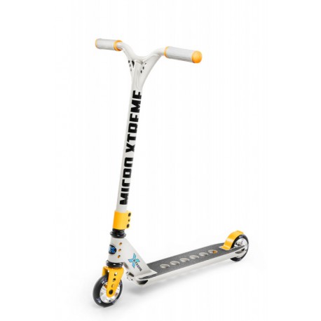 Freestyle Scooter Micro Trixx 2.0 Grey Yellow 2023 - Freestyle Scooter Complete