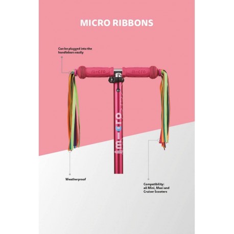Accessoires Micro Ribbons Neon 2023 - Trotinette Accessoires