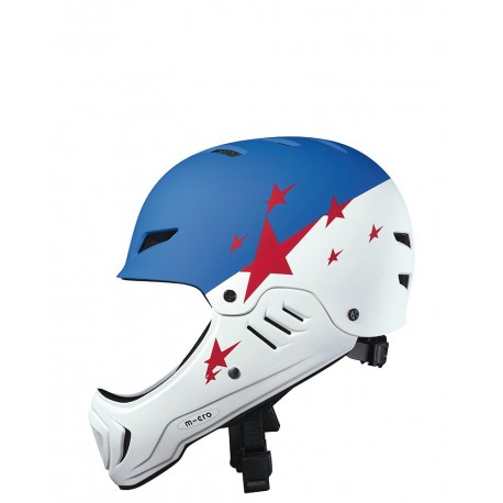 Full-face helmet Micro Racing Helmet White Blue 2023 - Fullface Helmet