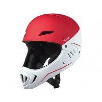 Integralhelm Micro Racing Helmet White Red 2023 - Fullface Helmet