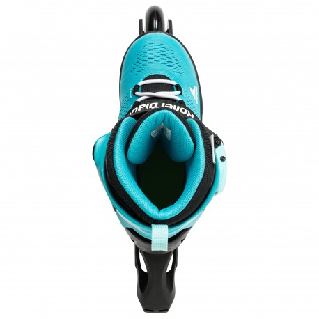 Roller en ligne Rollerblade Microblade Aqua/Black 2023 - Rollers en ligne