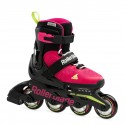 Roller en ligne Rollerblade Microblade Pink/Light Green 2023