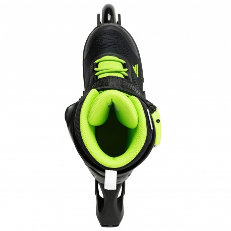 Roller en ligne Rollerblade Microblade Black/Green 2023 - Rollers en ligne