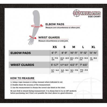 Elbow Pad 187 Killer Pads Slim Grey/Black/White 2023 - Elbow Pad