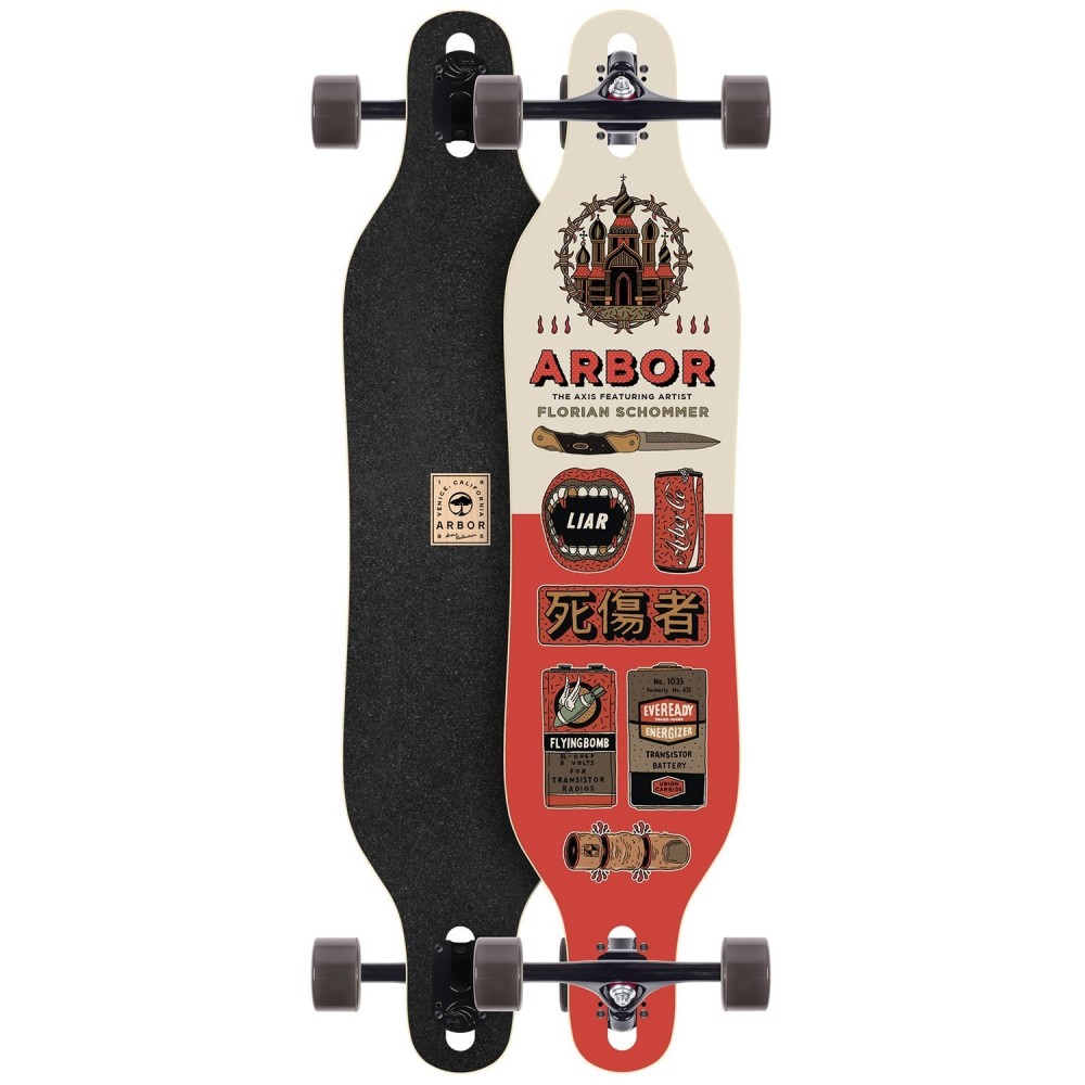 Arbor Axis Axis 37 Solstice Longboard Complete New 2017 