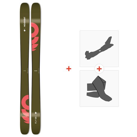 Movement Fly 105 2023 + Touring bindings
