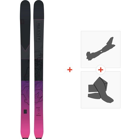 Ski Majesty Havoc Carbon 2023 + Tourenbindungen + Felle