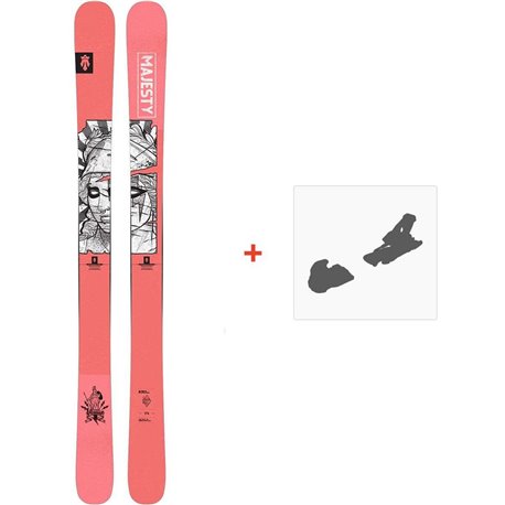 Ski Majesty Vestal 2024 + Ski bindings