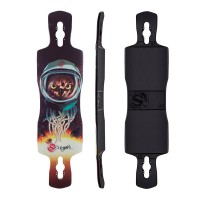 Original Freeride 38'' Mutant Space Owl Rocker Concave 2017 - Deck Only - Longboard deck only (customize)