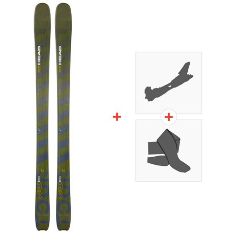 Ski Head Kore Tour 93 2023 + Fixations de ski randonnée + Peaux - Rando Polyvalent