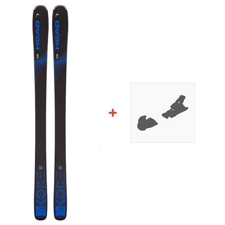 Ski Head Kore X 85 2023 + Fixations de ski - Ski All Mountain 80-85 mm avec fixations de ski à choix