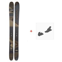 Ski Line Vision 118 2023 + Fixations de ski - Pack Ski Freeride 116-120 mm