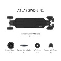 Electric Skateboard Exway Atlas Carbon 2WD 2021 - Complete 