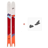 Ski Line Pescado 2023 + Fixations de ski - Pack Ski Freeride 121-130 mm