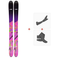 Ski Line Pandora 110 2023 + Fixations de ski randonnée + Peaux - Freeride + Rando