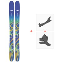 Ski Line Pandora 104 2023 + Fixations de ski randonnée + Peaux - Freeride + Rando