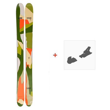 Ski Line Outline 2023 + Ski bindings - Pack Ski Freeride 116-120 mm