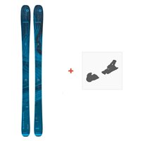 Ski Blizzard Black Pearl 88 2023 + Fixations de ski - Ski All Mountain 86-90 mm avec fixations de ski à choix