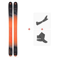 Ski Blizzard Rustler 11 2023 + Tourenbindungen + Felle - Tourenski Set 111-120 mm