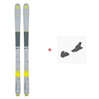 Ski Blizzard Zero G 084 Approach 2023 + Fixations de ski - Ski All Mountain 80-85 mm avec fixations de ski à choix