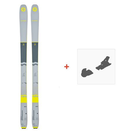Ski Blizzard Zero G 084 Approach 2023 + Fixations de ski - Ski All Mountain 80-85 mm avec fixations de ski à choix