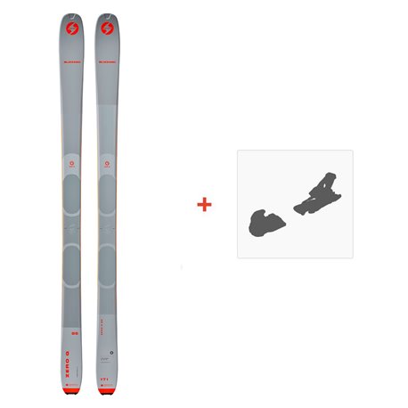 Ski Blizzard Zero G 085 Grey 2023 + Ski bindings - Ski All Mountain 80-85 mm with optional ski bindings