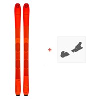 Ski Blizzard Zero G 095 2023 + Fixations de ski - Pack Ski Freeride