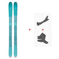 Ski Blizzard Zero G 095 W 2023 + Fixations de ski randonnée + Peaux - Rando Polyvalent