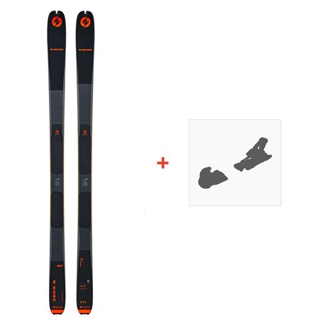 Ski Blizzard Zero G LT 080 2023 + Fixations de ski - Ski All Mountain 80-85 mm avec fixations de ski à choix