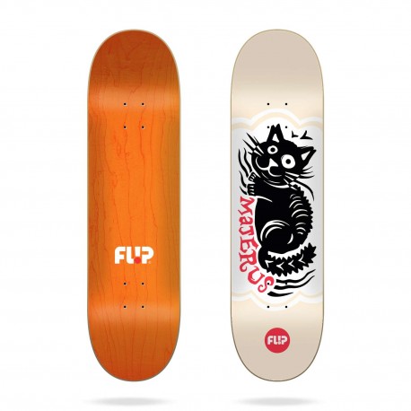 Skateboard Deck Only Flip Majerus Grotto 8.5\\" 2023 - Planche skate