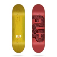 Skateboard Deck Only Flip Team Metallic Red 8.25\\" 2023 - Skateboards Nur Deck
