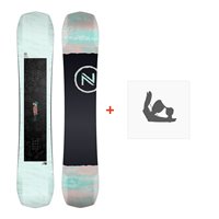 Snowboard Nidecker Sensor Plus 2023 + Fixations de snowboard - Pack Snowboard Homme