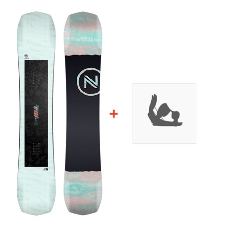 Snowboard Nidecker Sensor Plus 2023 + Snowboard Bindungen - Snowboard-Set Herren