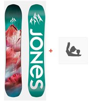 Snowboard Jones Dream Weaver 2023 + Fixations de snowboard - Pack Snowboard Homme